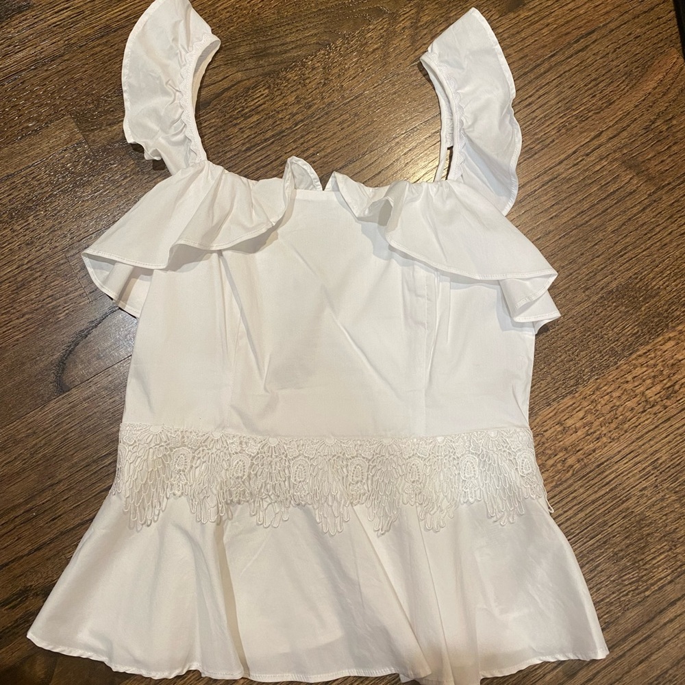 White summer top